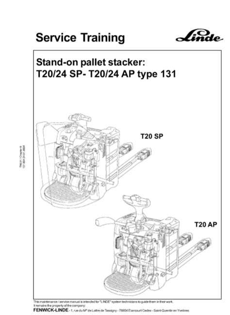 linde t20 service manual Epub