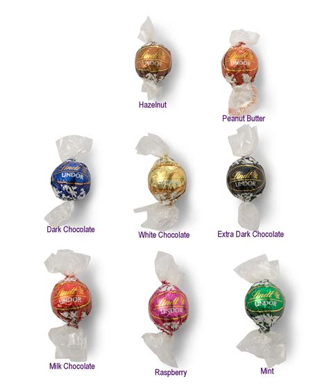 lindt chocolate colours flavours