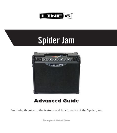line 6 spider jam manual Kindle Editon