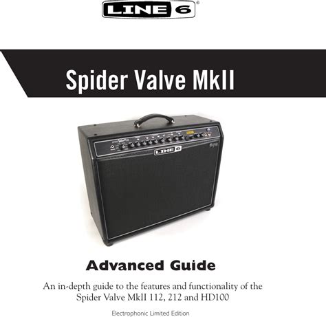 line 6 spider valve user guide Doc