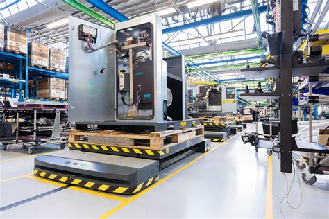 line following robot in industrial application