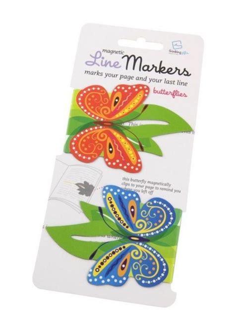 line markers butterflies magnetische schmetterlinge Reader