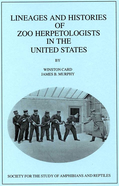 lineages and histories of zoo herpetologists in the united states Epub