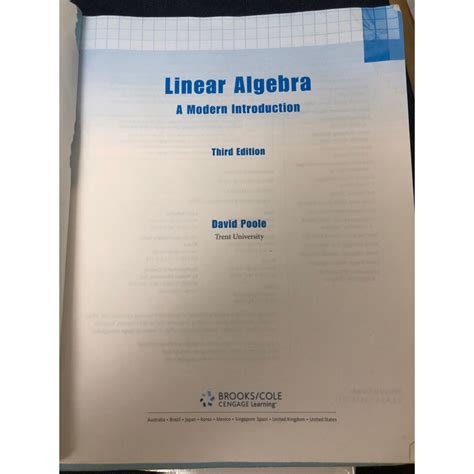 linear algebra a modern introduction 3rd edition PDF