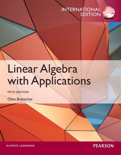 linear algebra with applications bretscher torrent Epub
