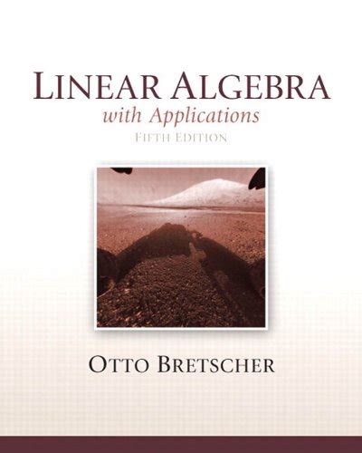 linear algebra with applications otto bretscher 5th edition pdf Doc