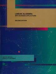 linear algebra with business applications brown Ebook Reader