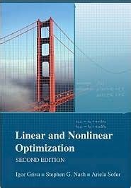 linear and nonlinear optimization griva solutions Ebook PDF