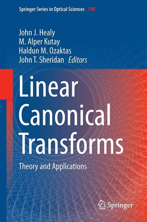 linear canonical transforms applications springer Reader