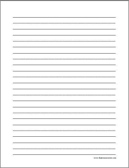 lined practice paper for staar writing Doc