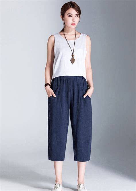 linen capris