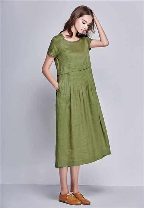 linen dress for women