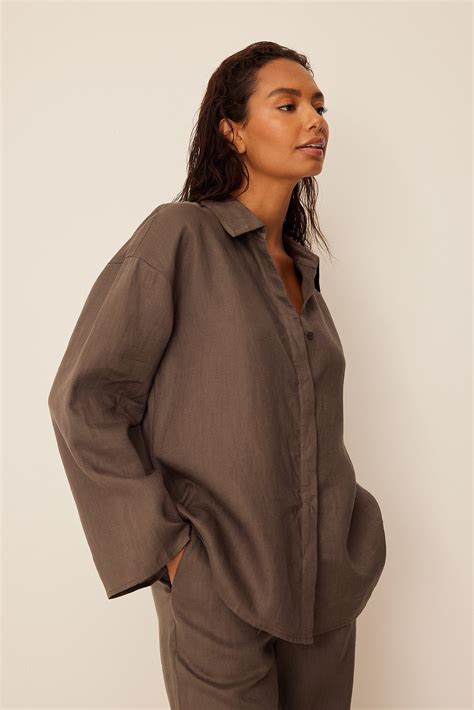 linen oversized shirt