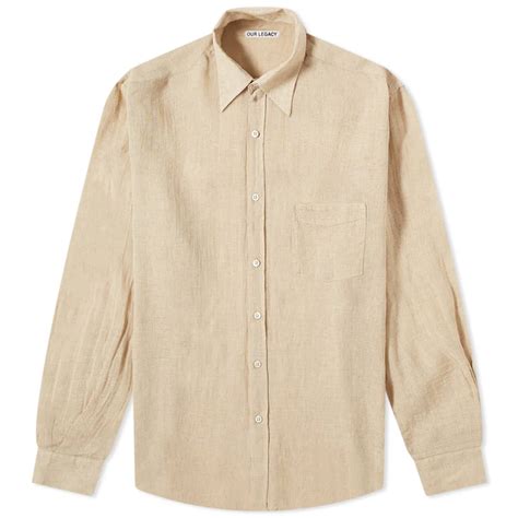 linen shirt beige