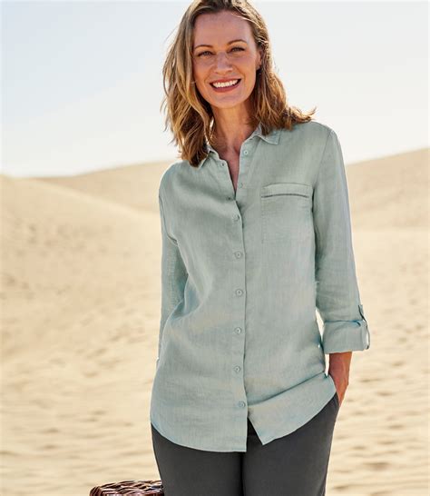 linen shirt women's