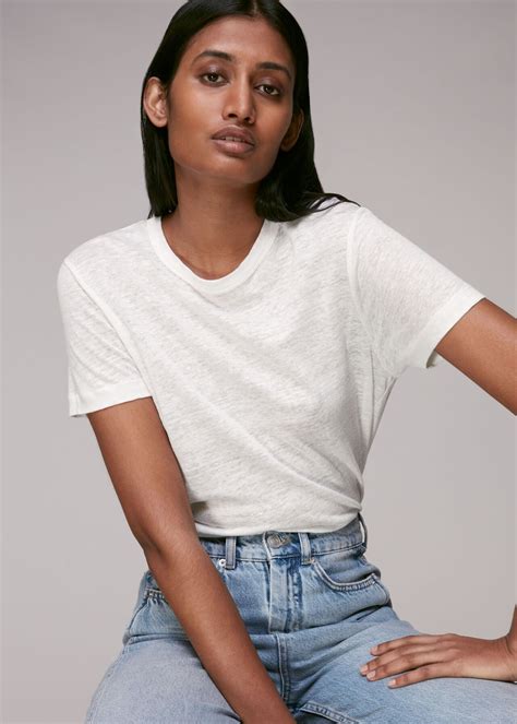 linen tee shirt