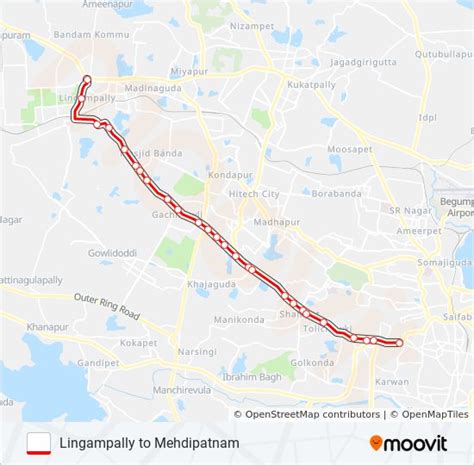 lingampally to mehdipatnam bus timings