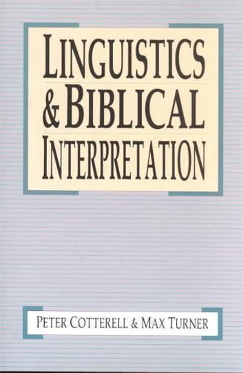 linguistics and biblical interpretation Doc