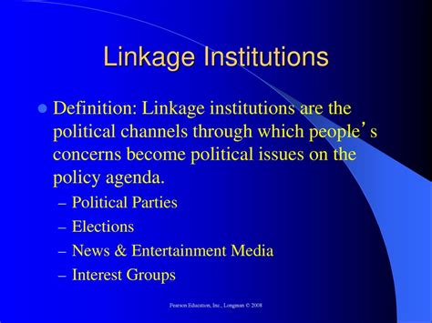 linkage insttitutions definition