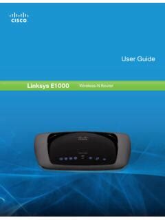 linksys e1000 user manual Kindle Editon