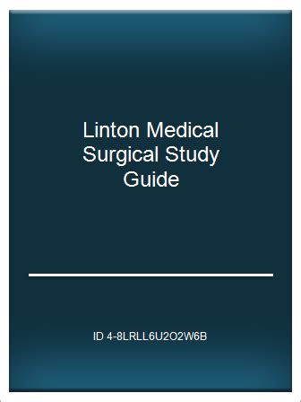 linton med surg study guide answers pdf Kindle Editon