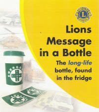 lions message in a bottle promotional information Doc