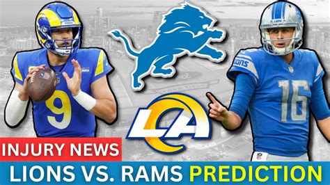 lions vs rams prediction