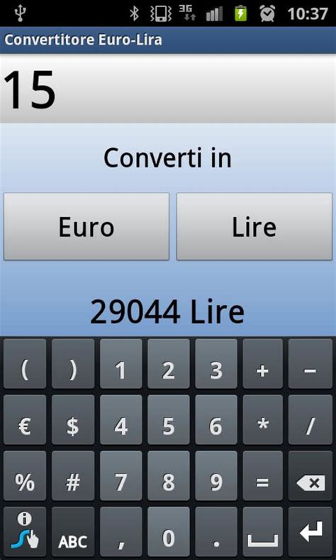 lira euro conversion