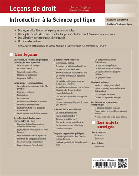 lire introduction la science politique Kindle Editon