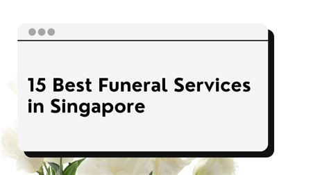 list of funeral services in singapore