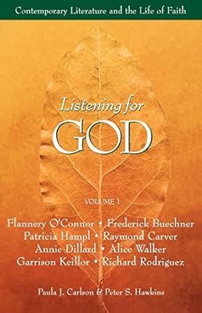 listening for god vol 1 contemporary literature and the life of faith Doc