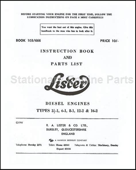 lister cs workshop manual Doc