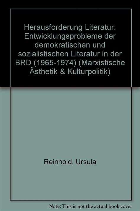 literatur und klassenkampf entwicklungsprobleme der demokratischen und sozialistischen literatur in der brd 1965 1974 PDF