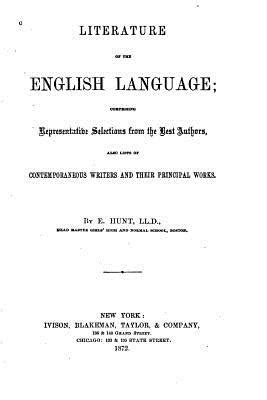 literature language comprising representative selections Kindle Editon