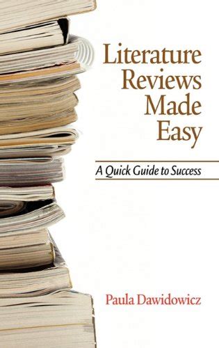 literature reviews made easy a quick guide to success hc Kindle Editon