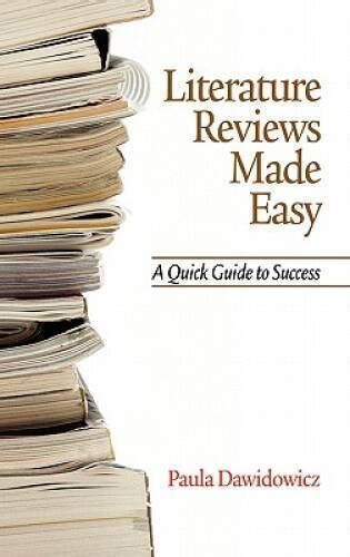 literature reviews made easy a quick guide to success hc Kindle Editon