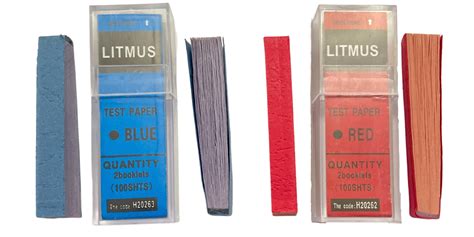 litmus paper test strips PDF