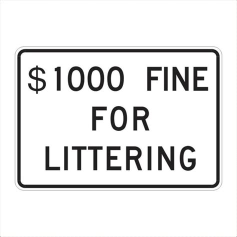 littering fines