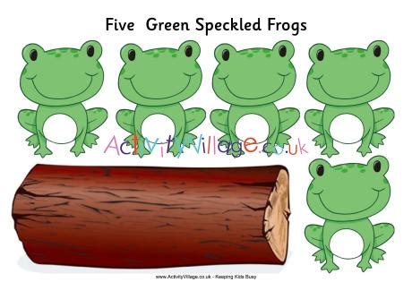 little green frogs fold out and find out Reader