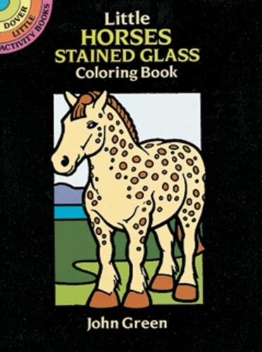 little horses stained glass coloring book dover stained glass coloring book Kindle Editon