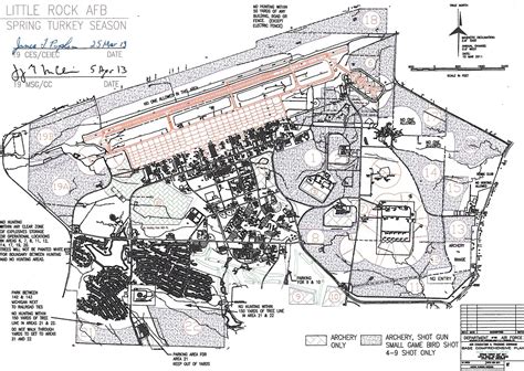 little rock afb map