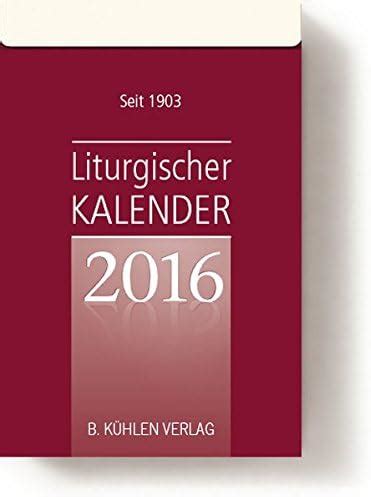 liturgischer kalender 2016 tagesabrei kalender block Epub