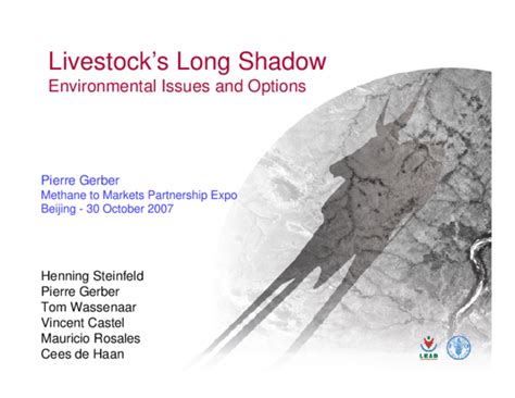 livestocks long shadow environmental issues and options Epub