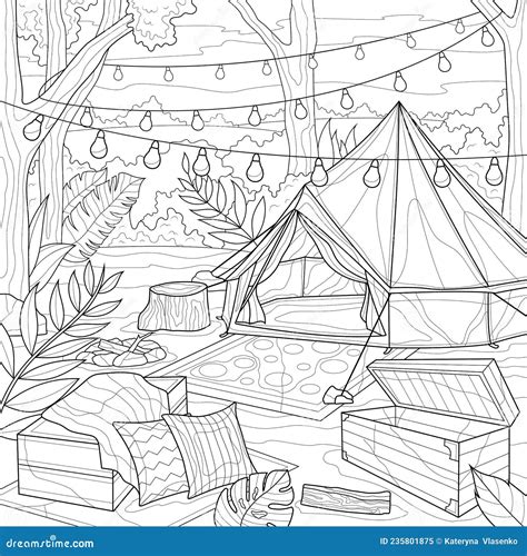 livre coloriage d tente pour adultes Kindle Editon