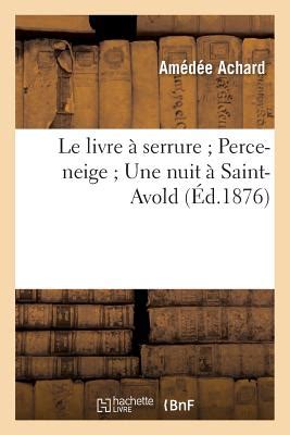 livre serrure perce neige saint avold french ebook Doc