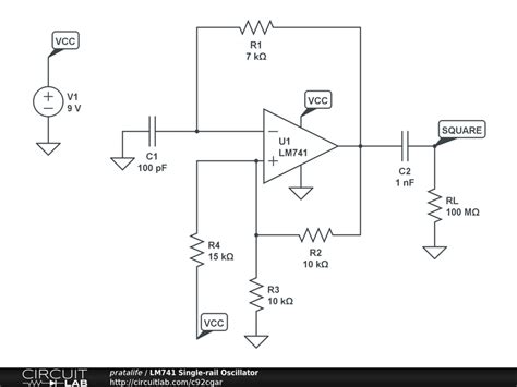 lm741 oscillator circuit pdf PDF