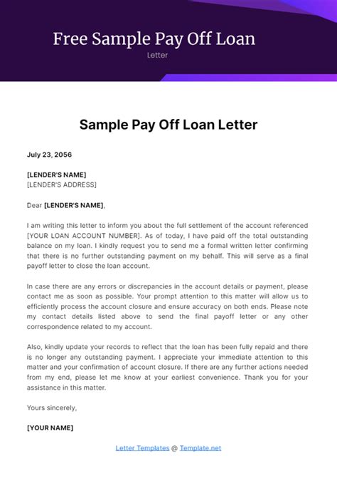 loan paid off letter template Ebook Epub