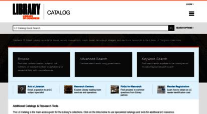 Loc Library Catalog