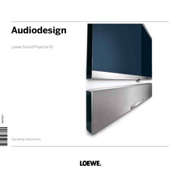 loewe individual sound projector service manual user guide Kindle Editon