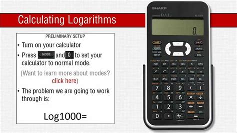 log in scientific calculator